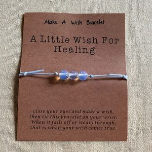 Little Wish for Healing bracelet | Make a wish jewelry w card